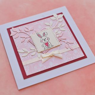 Nězný králíček už vyhlíži velikonoční svátky a to, koho v podobě přáníčka potěší 🐇 #kreativnipranicka #kreativniprace...